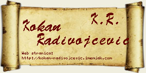 Kokan Radivojčević vizit kartica